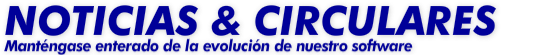 Noticias & Circulares